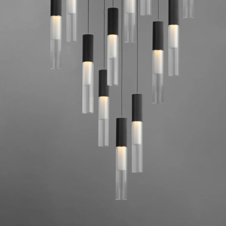 ET2 Reeds 21" Wide LED Multi Light Pendant - Image 2