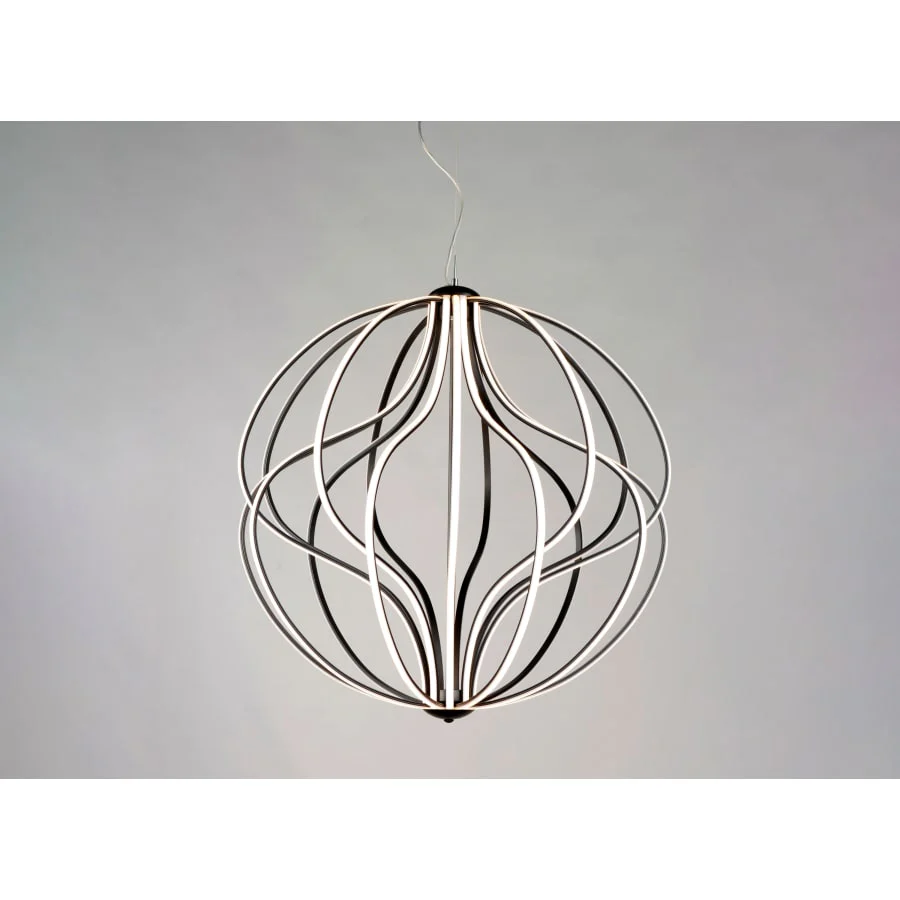 ET2 Aura 31" Wide LED Abstract Globe Chandelier - Image 2