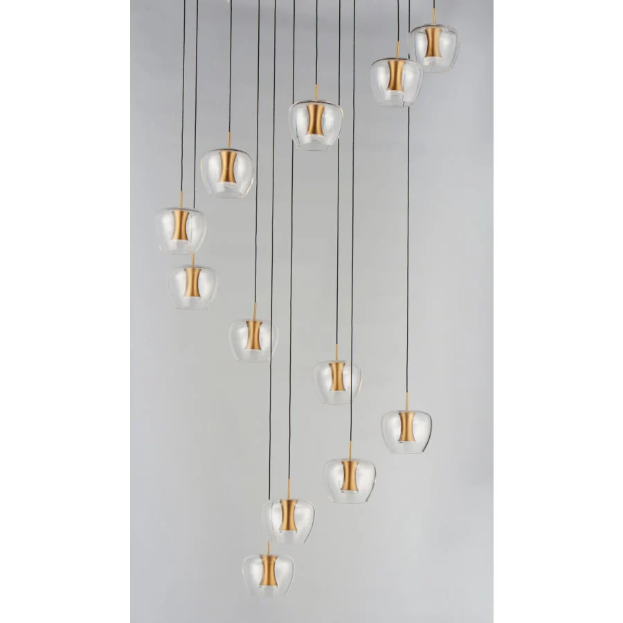 ET2 Newton 25 Light 28" Wide LED Multi Light Pendant - Image 3