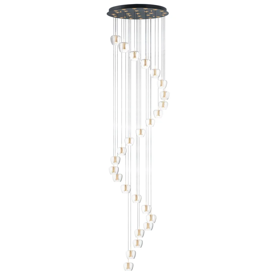 ET2 Newton 25 Light 28" Wide LED Multi Light Pendant - Image 1