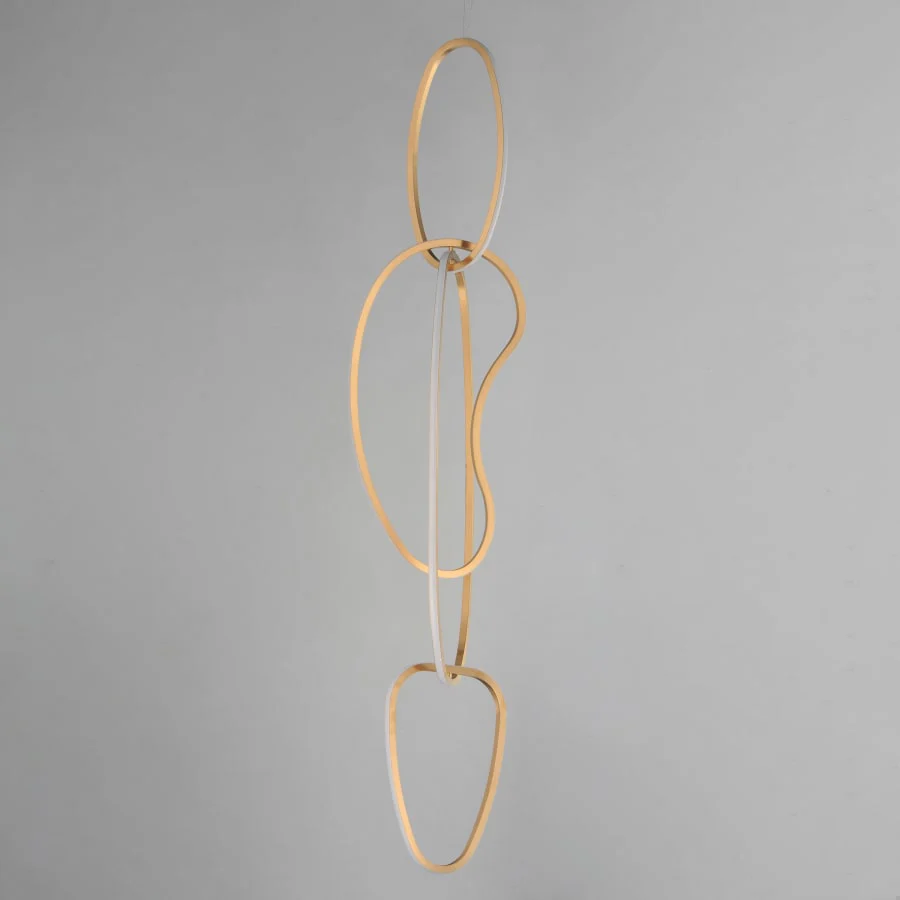 ET2 Unity 4 Light 13" Wide LED Abstract Multi Light Pendant - Image 2