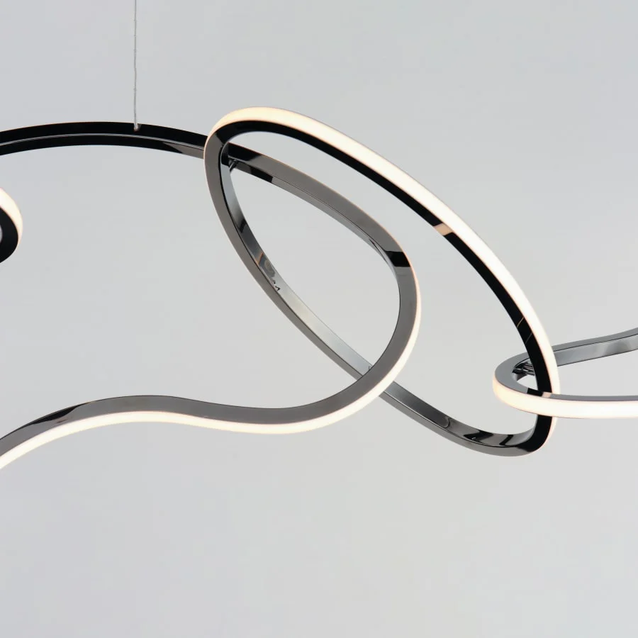 ET2 Unity 69" Wide LED Abstract Linear Chandelier - Image 3