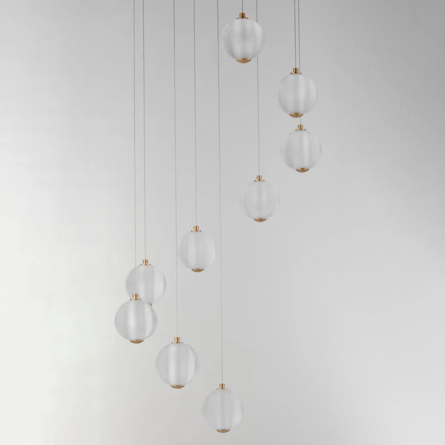 ET2 Rhythm 22" Wide LED Multi Light Pendant - Image 2