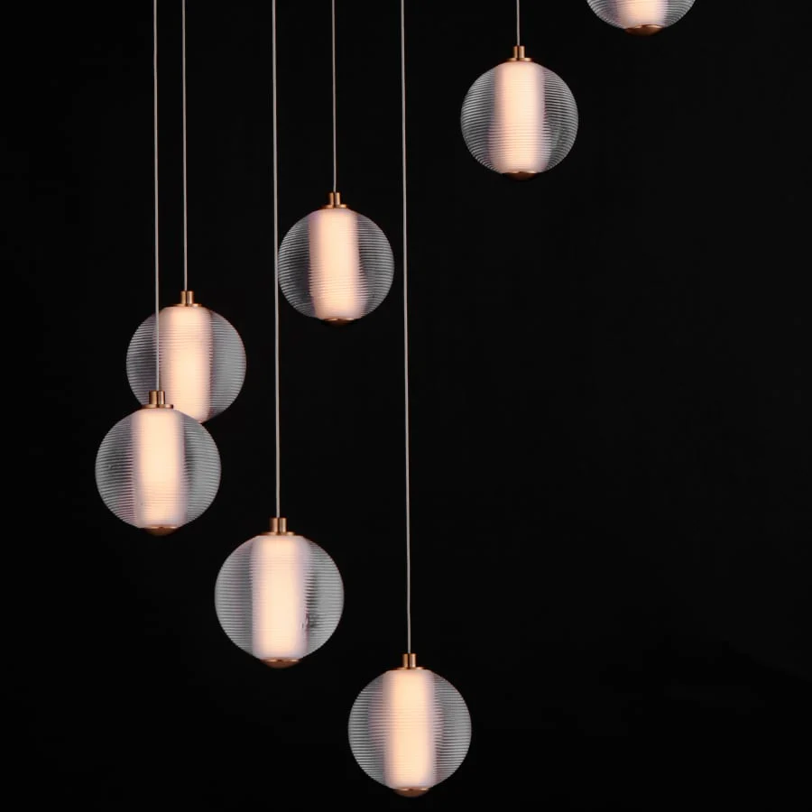 ET2 Rhythm 22" Wide LED Multi Light Pendant - Image 3