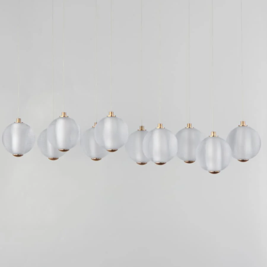 ET2 Rhythm 34" Wide LED Linear Chandelier - Image 2