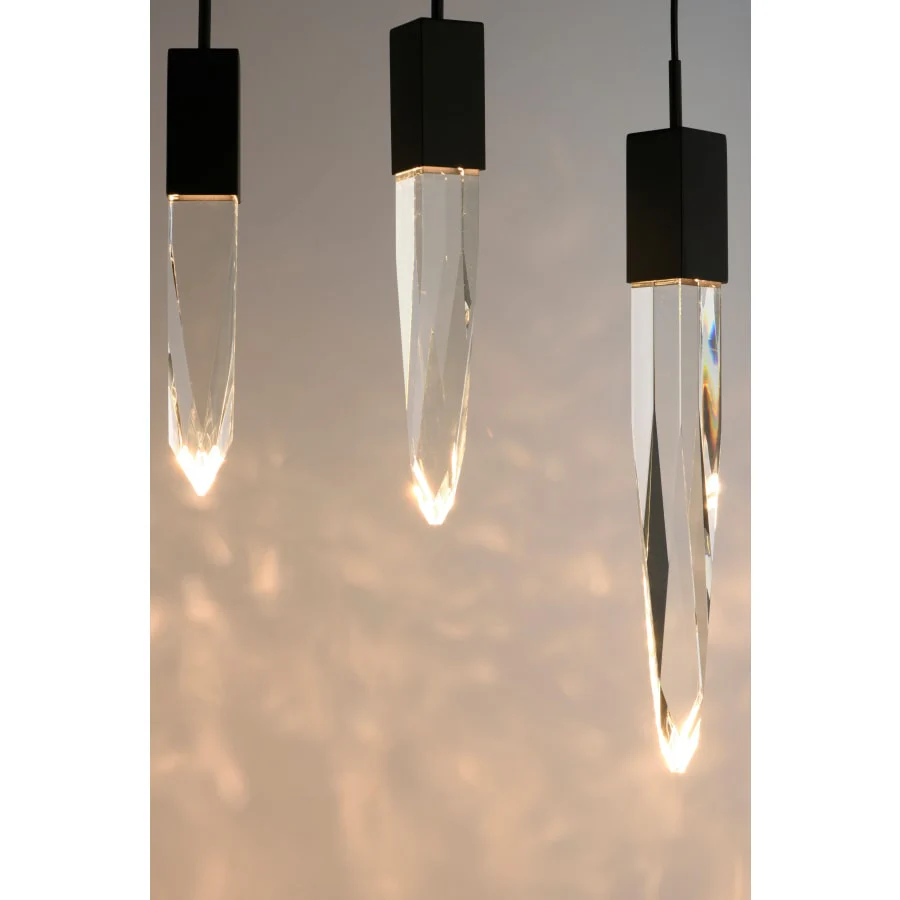 ET2 Quartz 10 Light 20" Wide LED Multi Light Pendant - Image 2