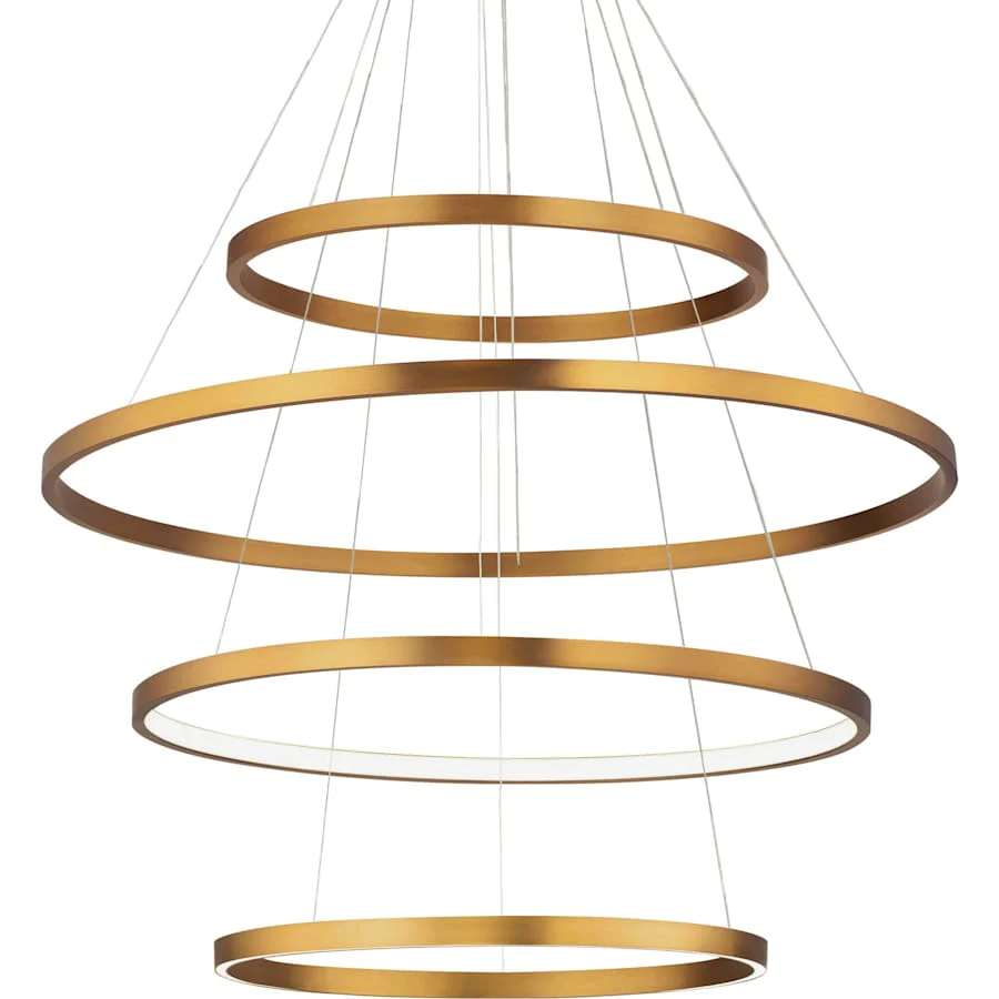 ET2 Groove 40" Wide Suspension Multi Light Pendant - Image 1