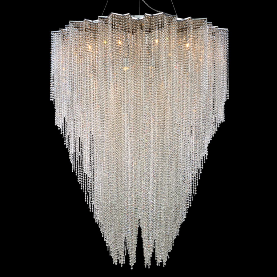 Eurofase Lighting Cohen 12 Light 49" Wide Crystal Chandelier - Image 3