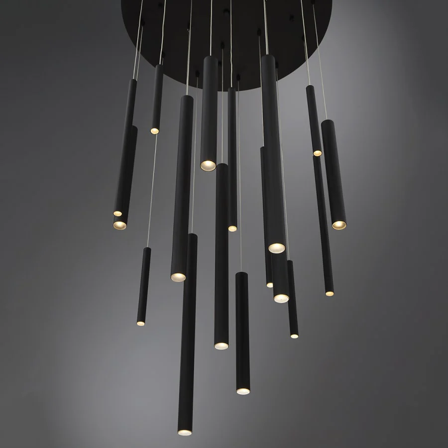 Eurofase Lighting Santana 18 Light 24" Wide LED Suspension Chandelier - Image 3