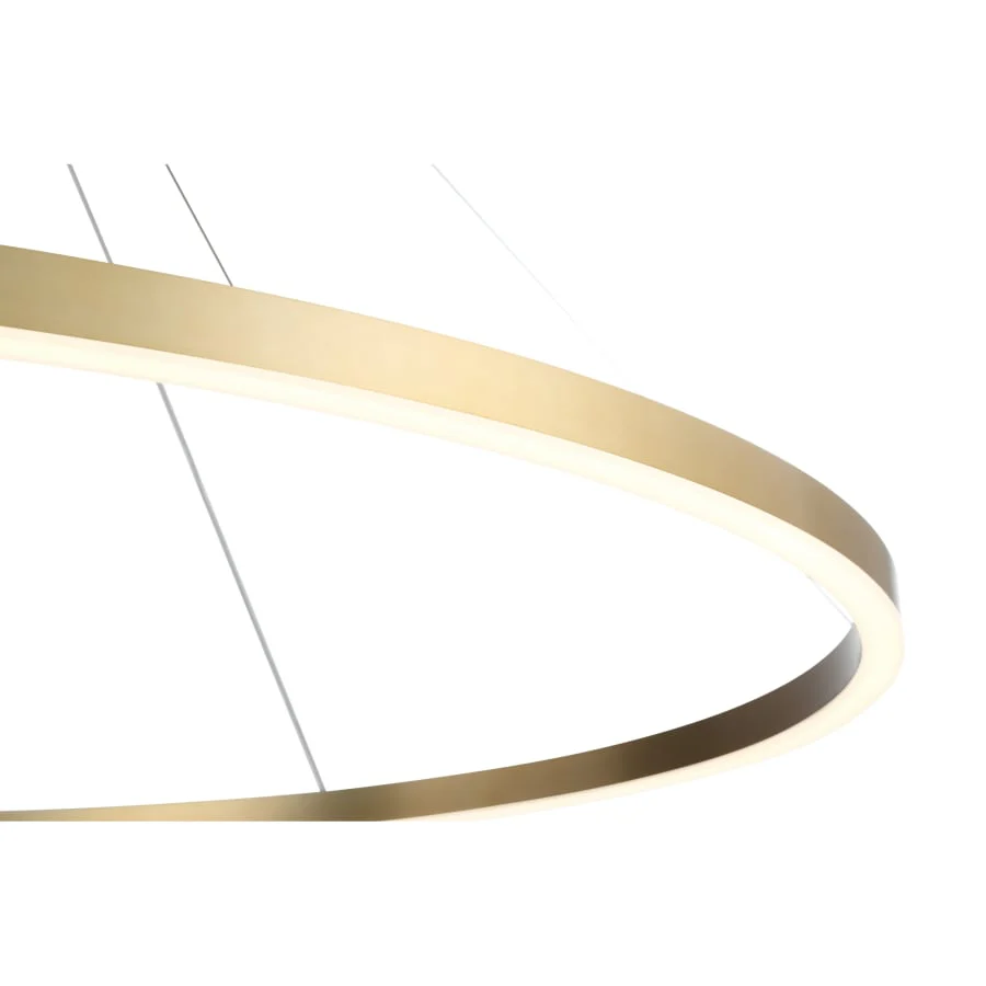 Eurofase Lighting Spunto 61" Wide 3000K LED Ring Chandelier - Image 3