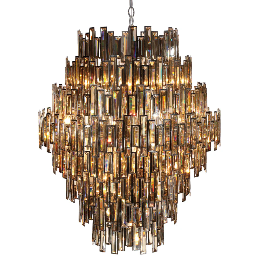 Eurofase Lighting Vienna 28 Light 40" Wide Crystal Chandelier - Image 1