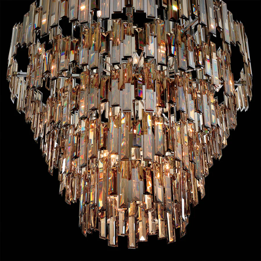 Eurofase Lighting Vienna 28 Light 40" Wide Crystal Chandelier - Image 3