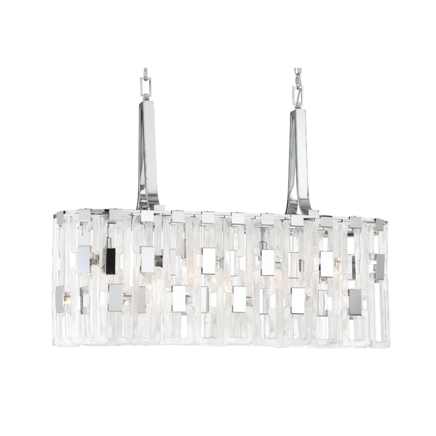 Eurofase Lighting Viviana 7 Light 37" Wide Linear Chandelier - Image 1