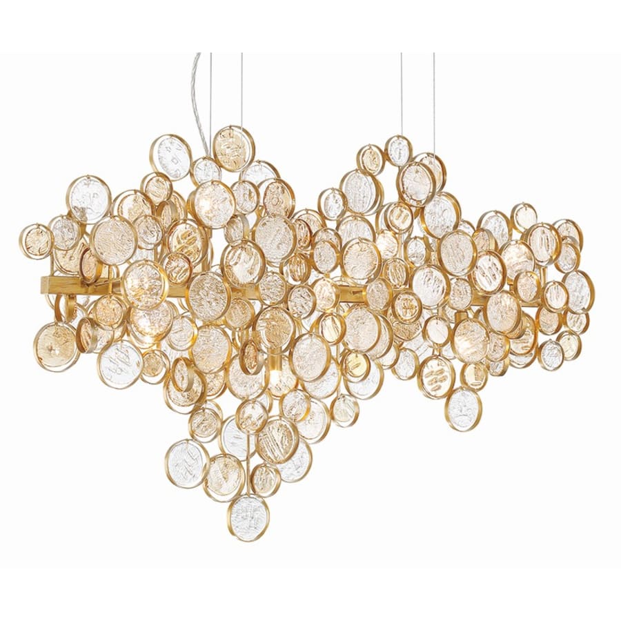 Eurofase Lighting Trento 12 Light 40" Wide Linear Chandelier - Image 1