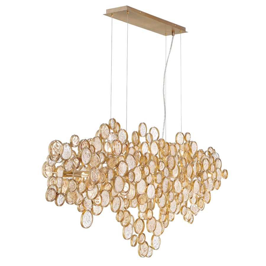 Eurofase Lighting Trento 15 Light 56" Wide Linear Chandelier - Image 3