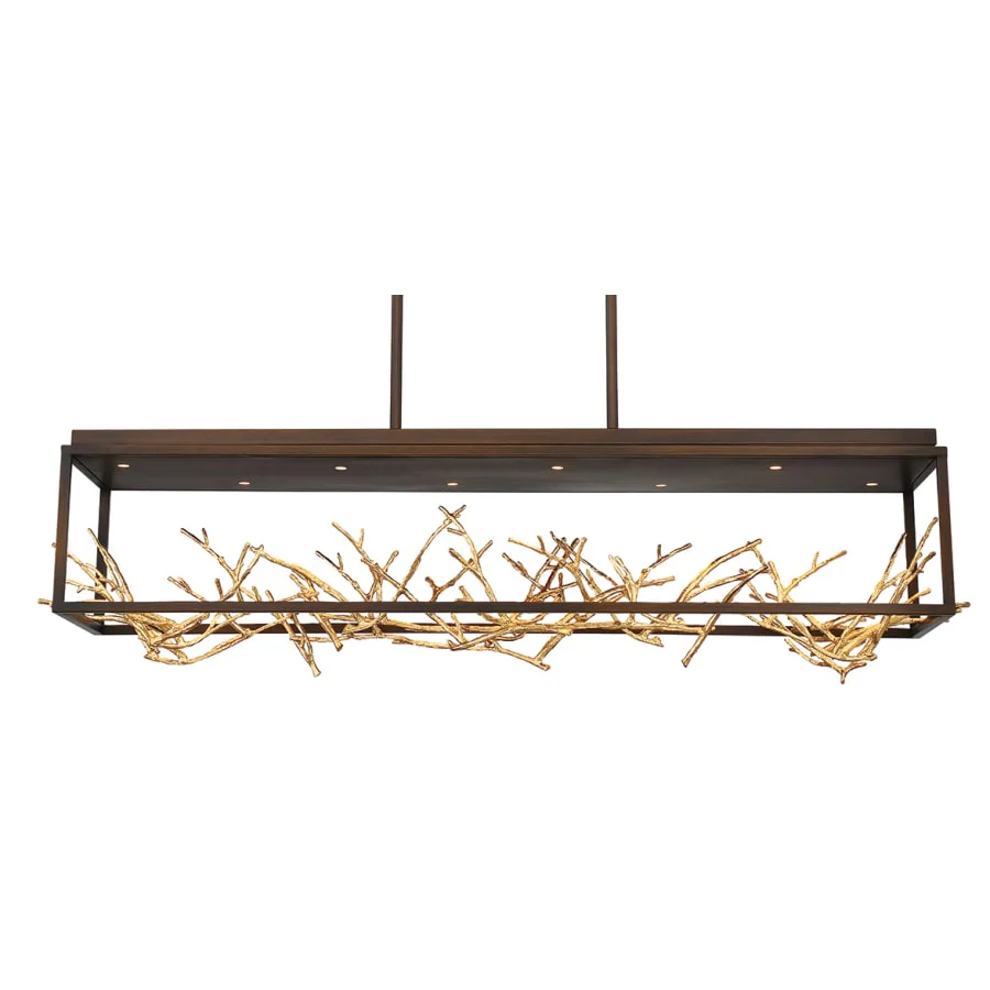 Eurofase Lighting Aerie 42" Wide LED Abstract Linear Chandelier - Image 1