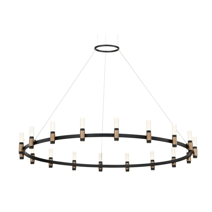 Eurofase Lighting Albany 18 Light 45" Wide LED Ring Chandelier - Image 1