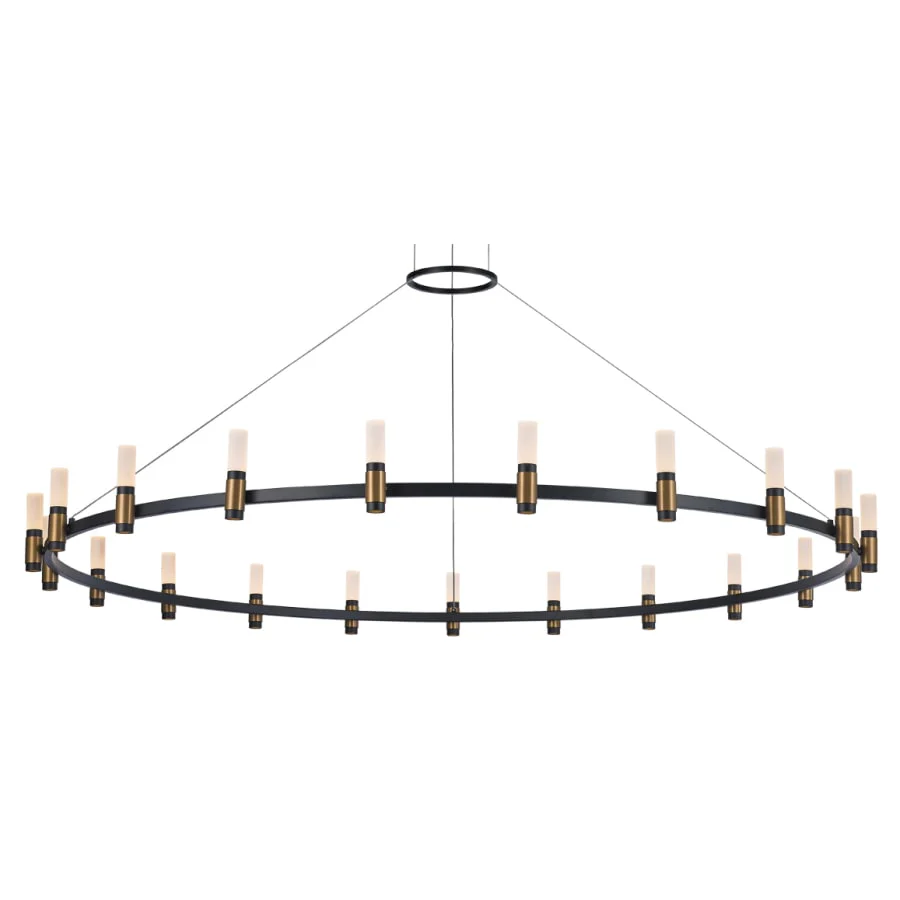 Eurofase Lighting Albany 21 Light 60" Wide LED Ring Chandelier - Image 1
