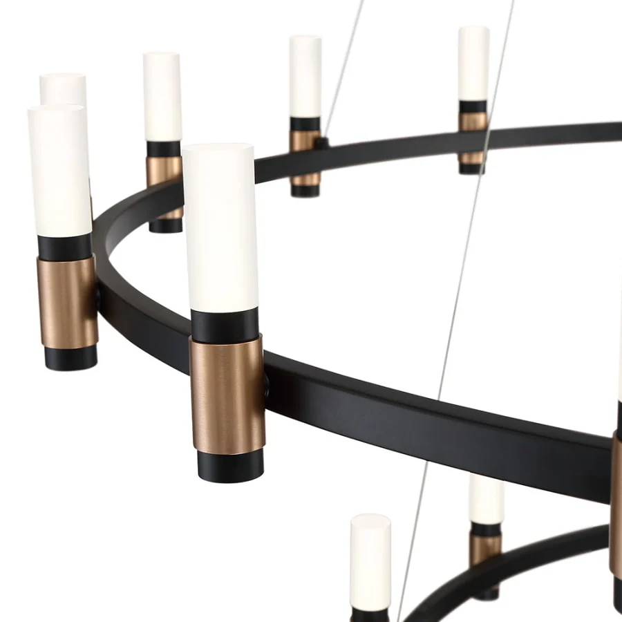 Eurofase Lighting Albany 51 Light 60" Wide LED Ring Chandelier - Image 3