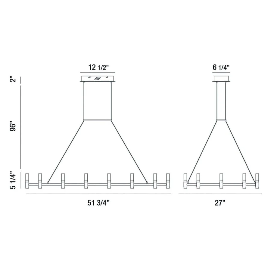 Eurofase Lighting Albany 18 Light 52" Wide LED Chandelier - Image 2