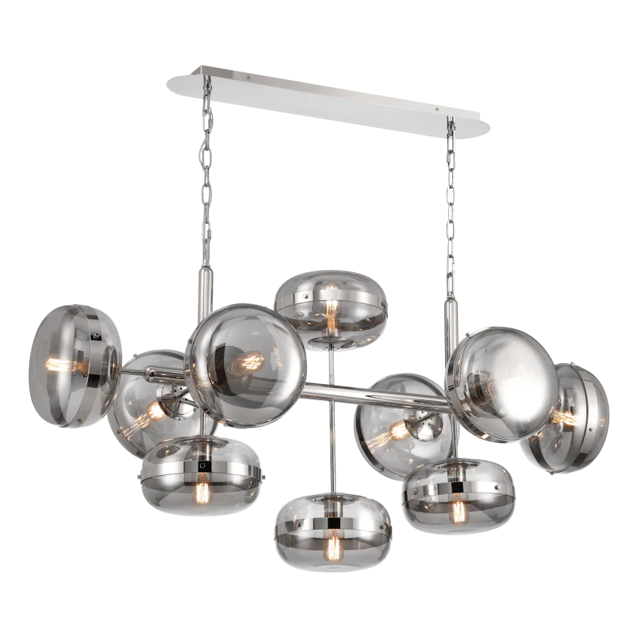 Eurofase Lighting Nottingham 10 Light 55" Wide Linear Chandelier - Image 2