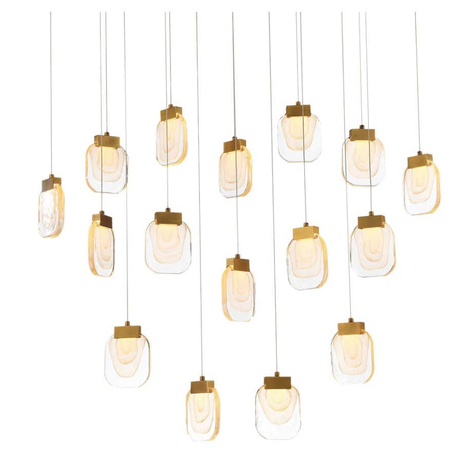 Eurofase Lighting Paget 16 Light 44" Wide LED Multi Light Pendant - Image 1