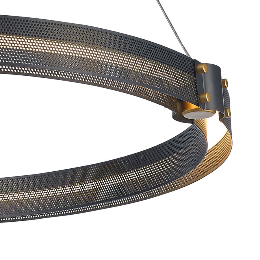 Eurofase Lighting Admiral 4 Light 62" Wide LED Ring Chandelier - 2 Rings - Image 3
