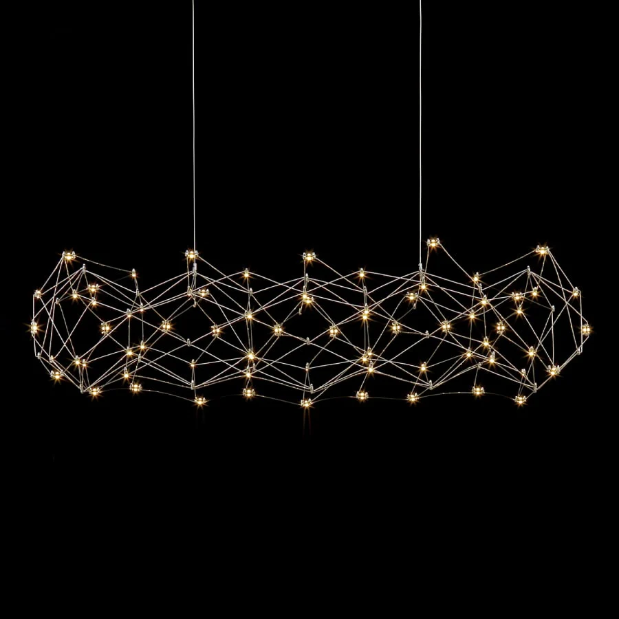 Eurofase Lighting Leonardelli 65" Wide LED Abstract Chandelier - Image 3
