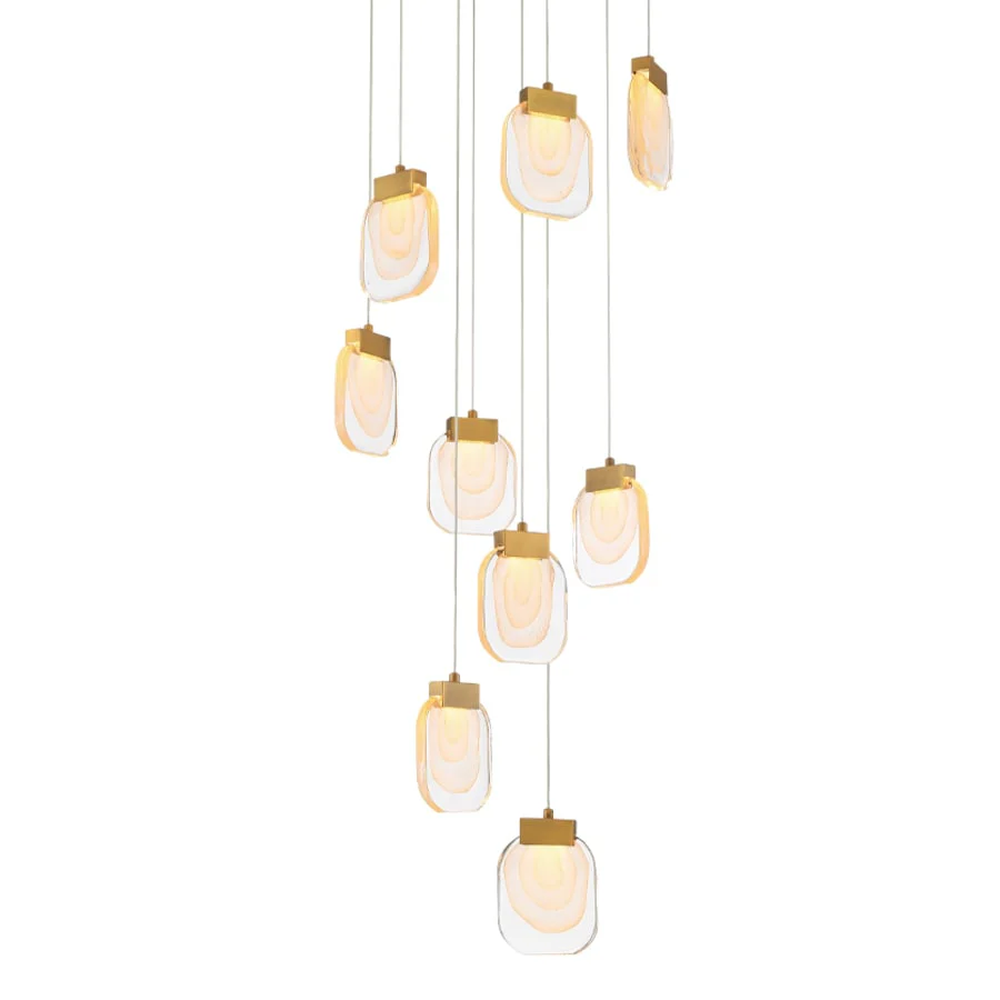 Eurofase Lighting Paget 9 Light 20" Wide LED Multi Light Pendant - Image 1