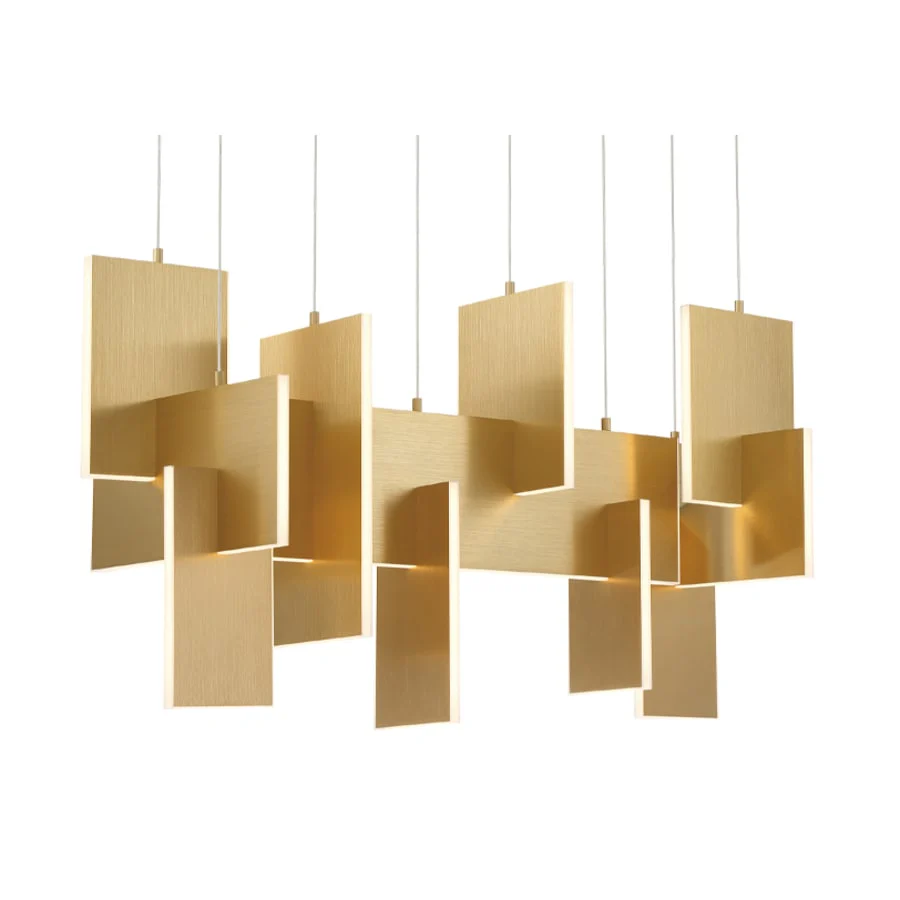 Eurofase Lighting Coburg 42" Wide LED Linear Chandelier - Image 1