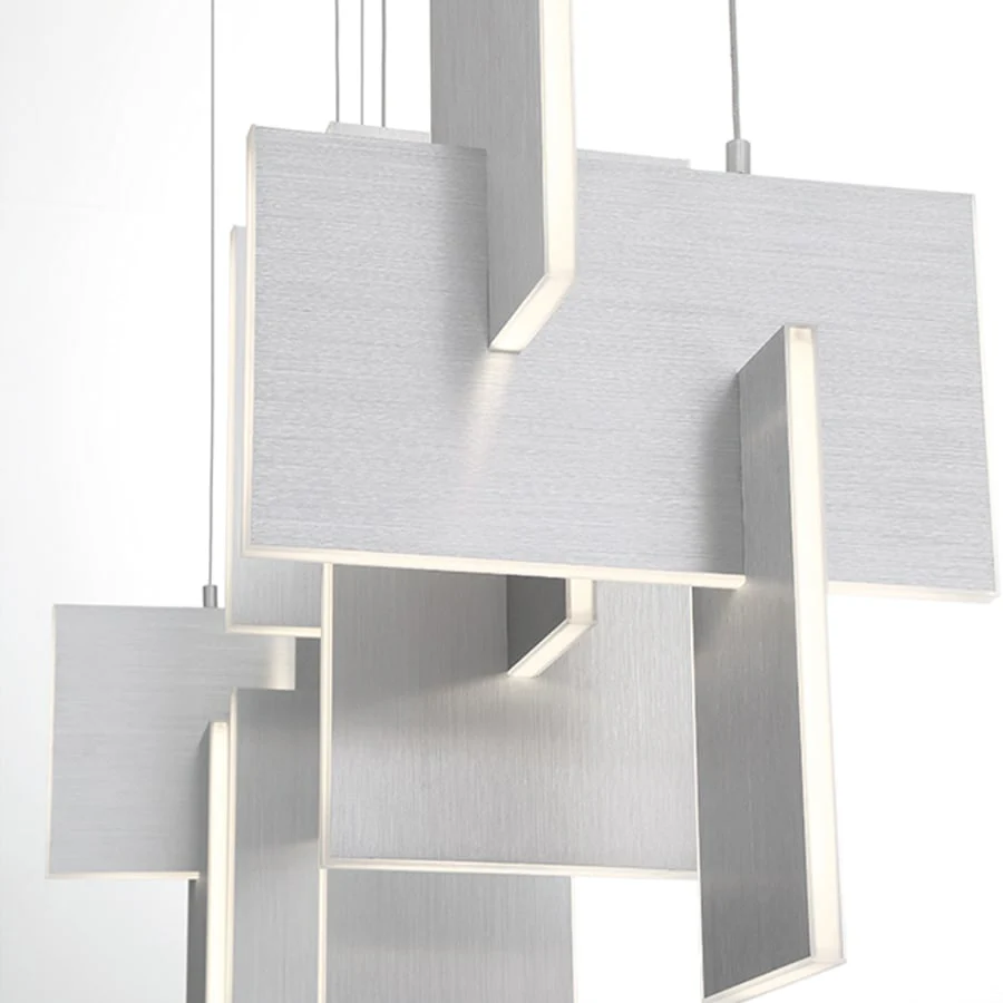 Eurofase Lighting Coburg 42" Wide LED Linear Chandelier - Image 3