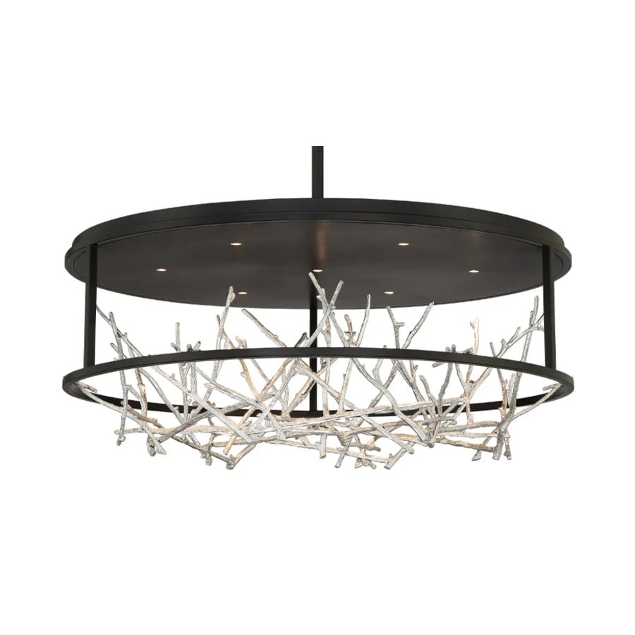 Eurofase Lighting Aerie 31" Wide LED Abstract Drum Chandelier - Image 1