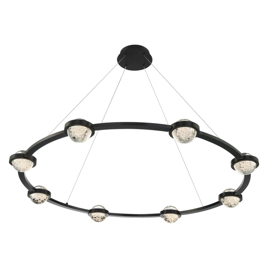 Eurofase Lighting Circolo 8 Light 48" Wide LED Ring Chandelier - Image 3