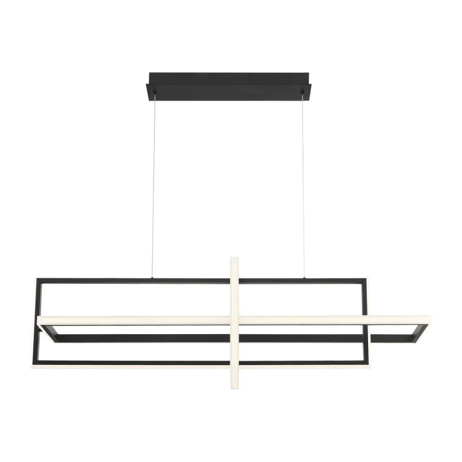 Eurofase Lighting Bordo 3 Light 56" Wide LED Abstract Chandelier - Image 2