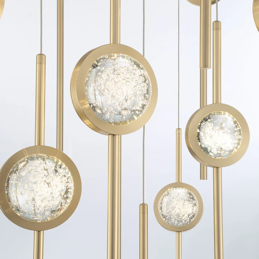 Eurofase Lighting Barletta 16 Light 32" Wide LED Abstract Multi Light Pendant - Image 3