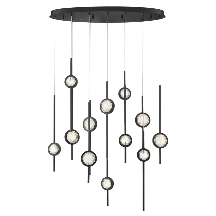 Eurofase Lighting Barletta 12 Light 38" Wide LED Abstract Linear Pendant - Image 2