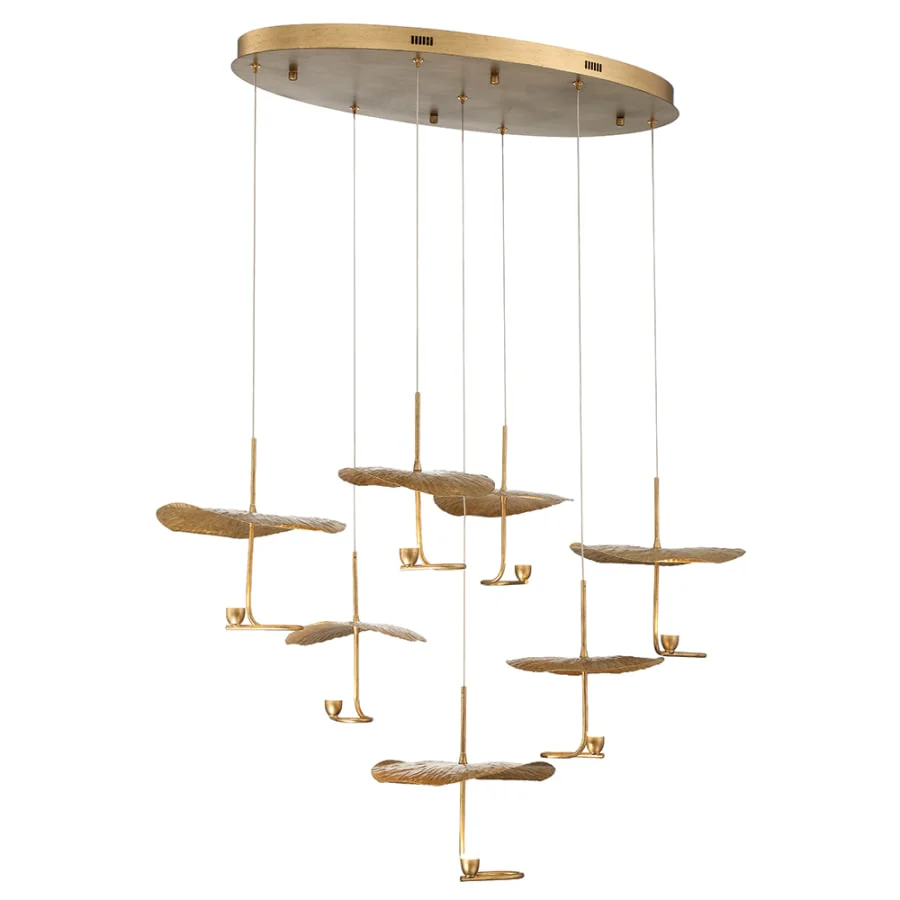 Eurofase Lighting Lagatto 9 Light 24" Wide LED Suspension Multi Light Pendant - Image 2