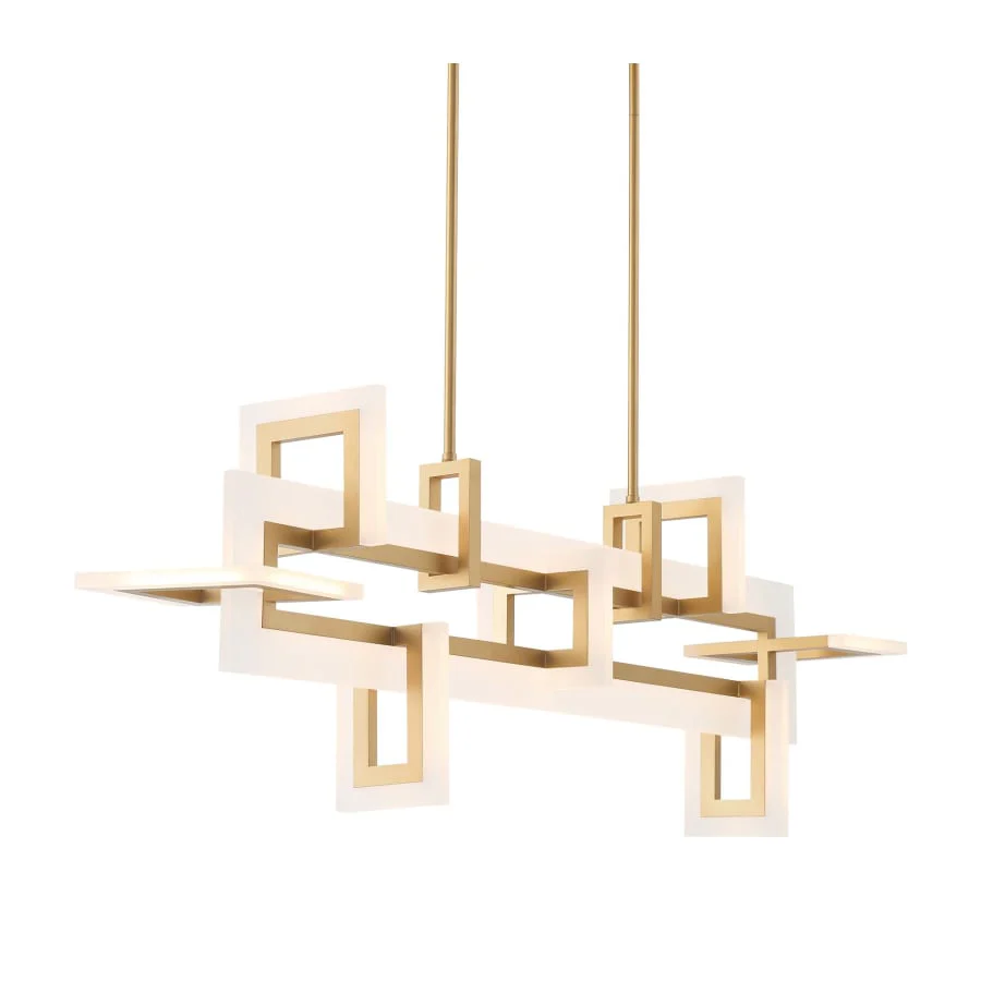 Eurofase Lighting Inizio 49" Wide Linear Chandelier - Image 1