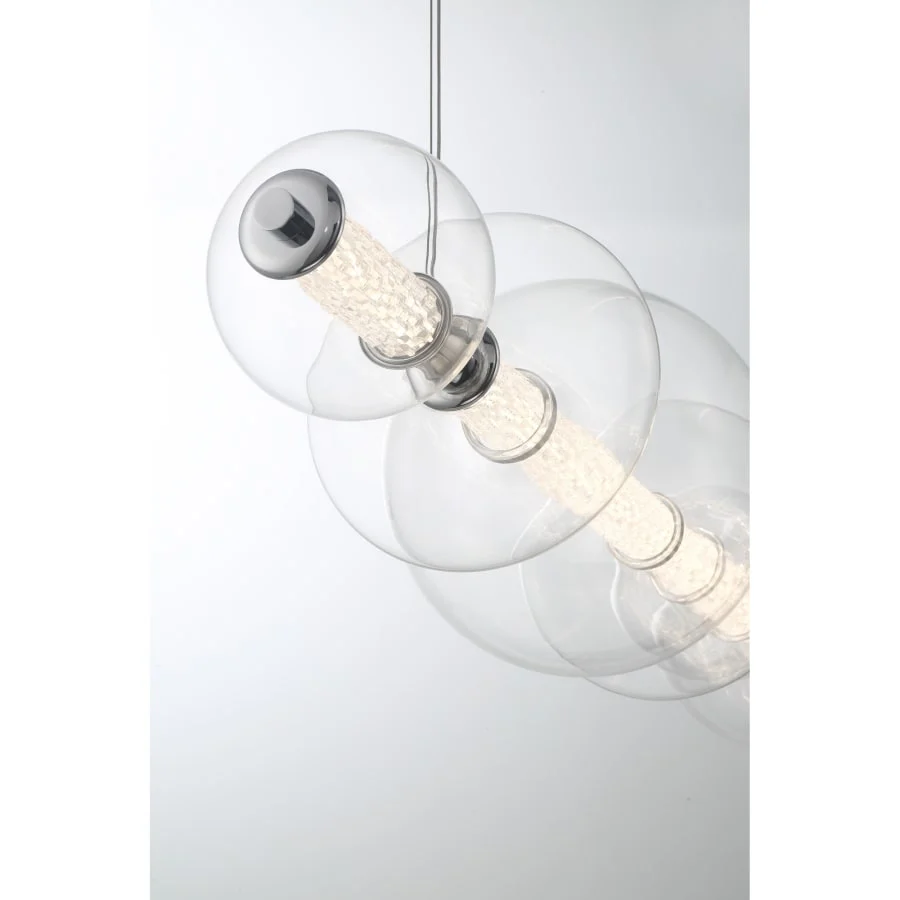 Eurofase Lighting Atomo 56" Wide 3000K LED Abstract Linear Chandelier - Image 3