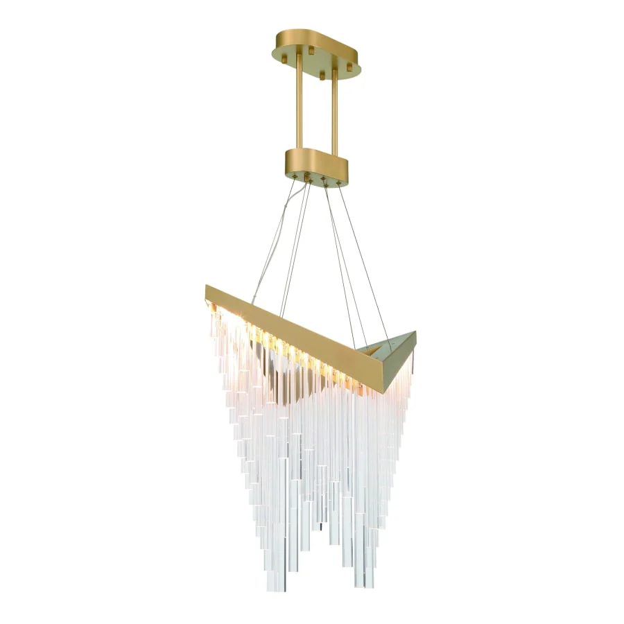 Eurofase Lighting Vivien 32" Wide LED Abstract Linear Chandelier - Image 2