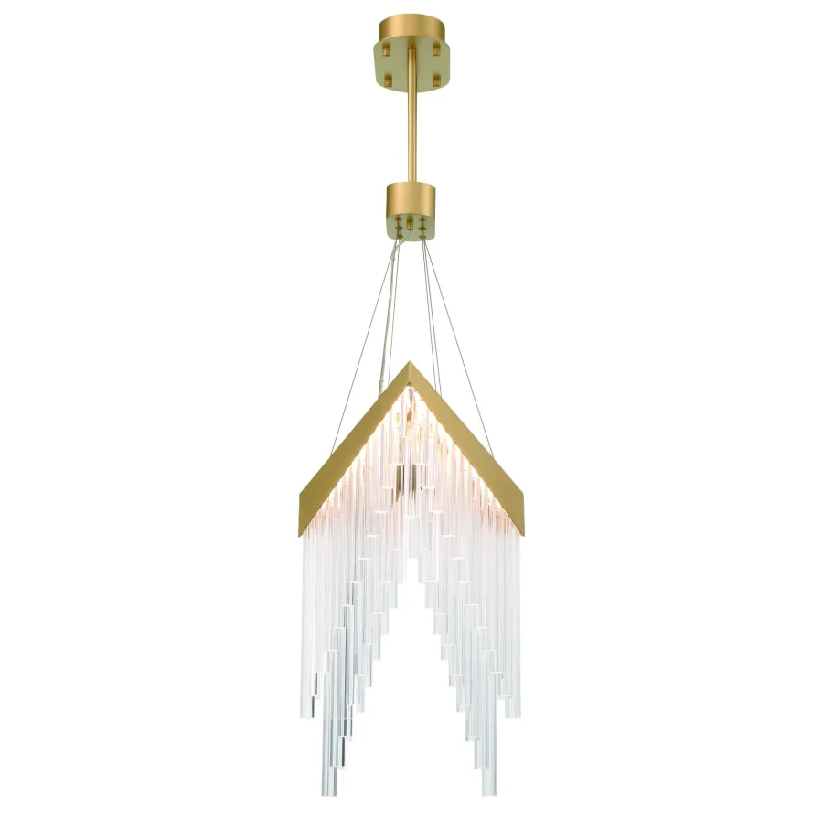 Eurofase Lighting Vivien 32" Wide LED Abstract Linear Chandelier - Image 3