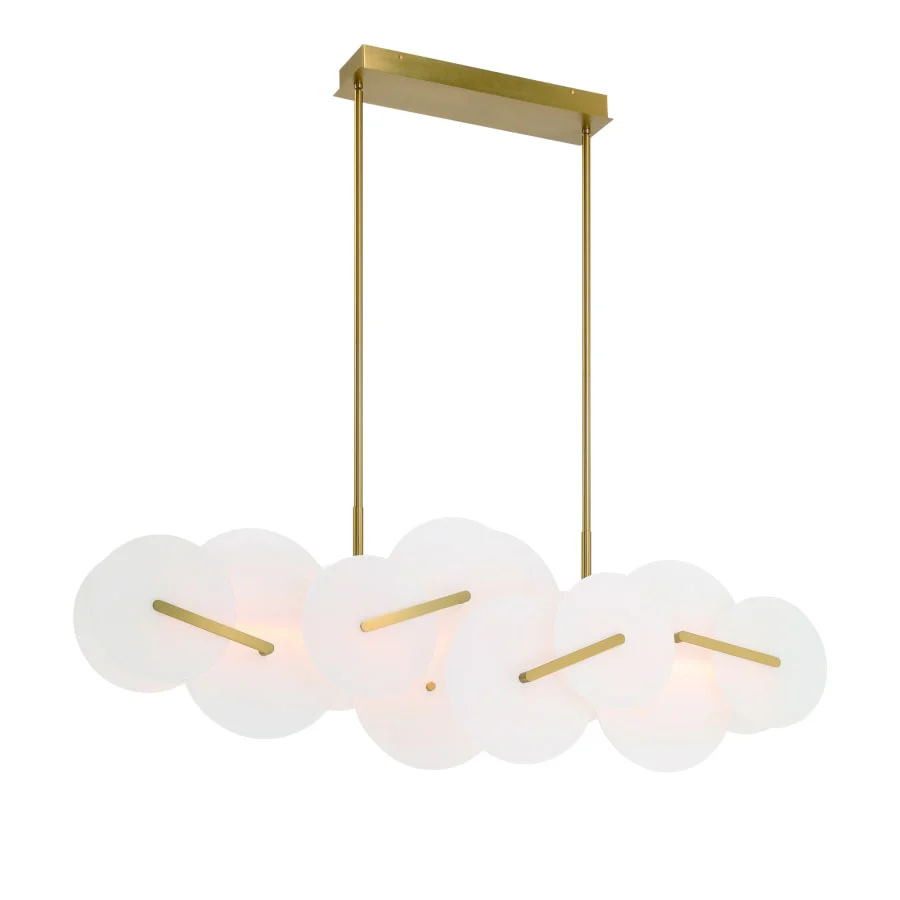 Eurofase Lighting Nuvola 56" Wide LED Abstract Linear Chandelier - Image 3