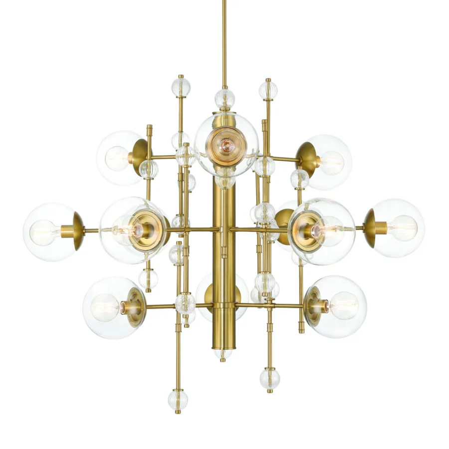 Eurofase Lighting Traiton 12 Light 48" Wide Abstract Chandelier - Image 1