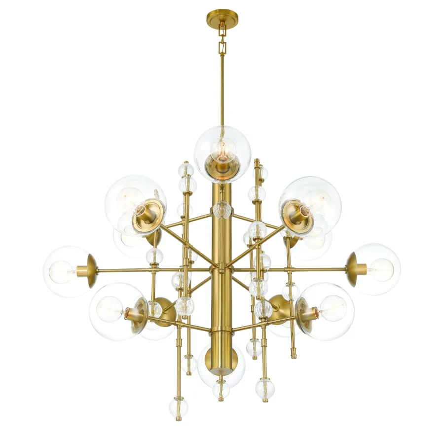Eurofase Lighting Traiton 12 Light 48" Wide Abstract Chandelier - Image 3