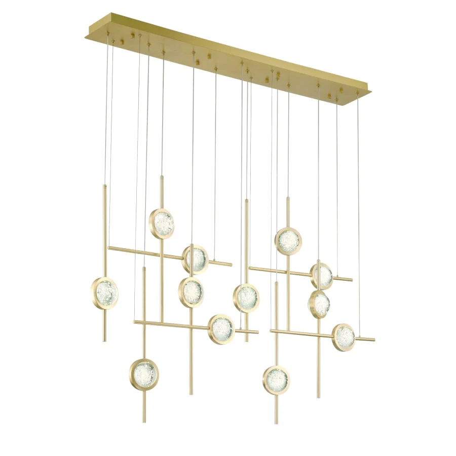 Eurofase Lighting Barletta 55" Wide LED Abstract Chandelier - Image 2