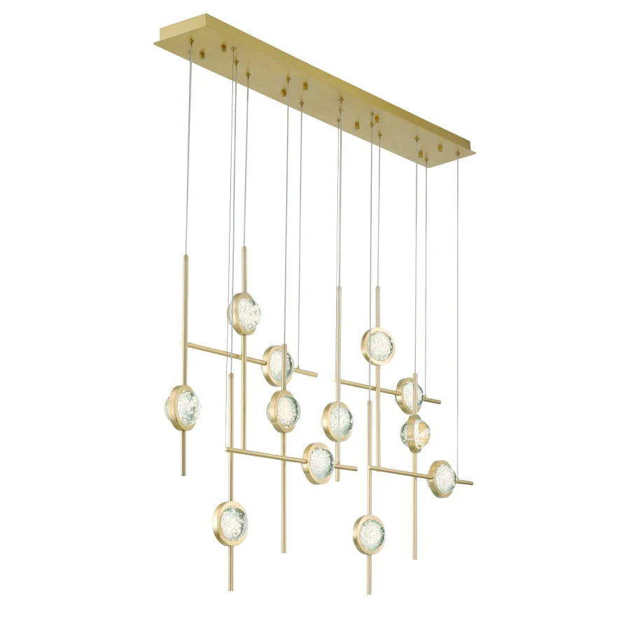 Eurofase Lighting Barletta 55" Wide LED Abstract Chandelier - Image 3