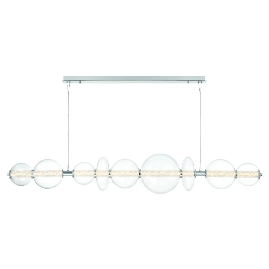 Eurofase Lighting Atomo 74" Wide LED Linear Chandelier - Image 1