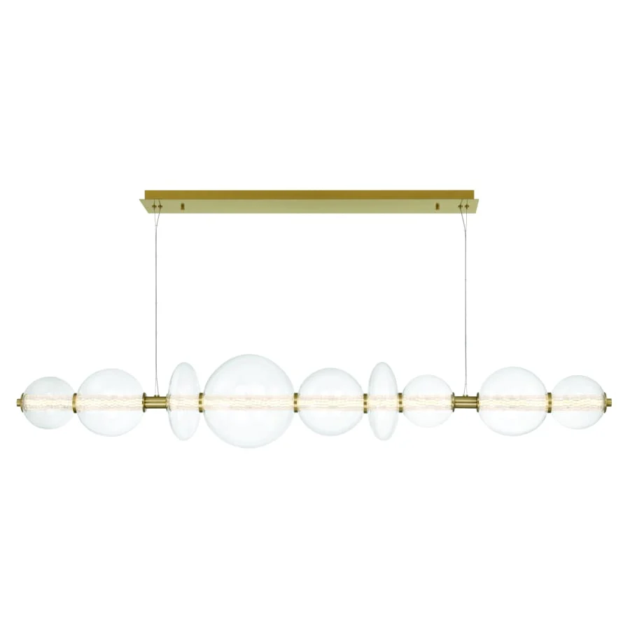 Eurofase Lighting Atomo 74" Wide LED Linear Chandelier - Image 2