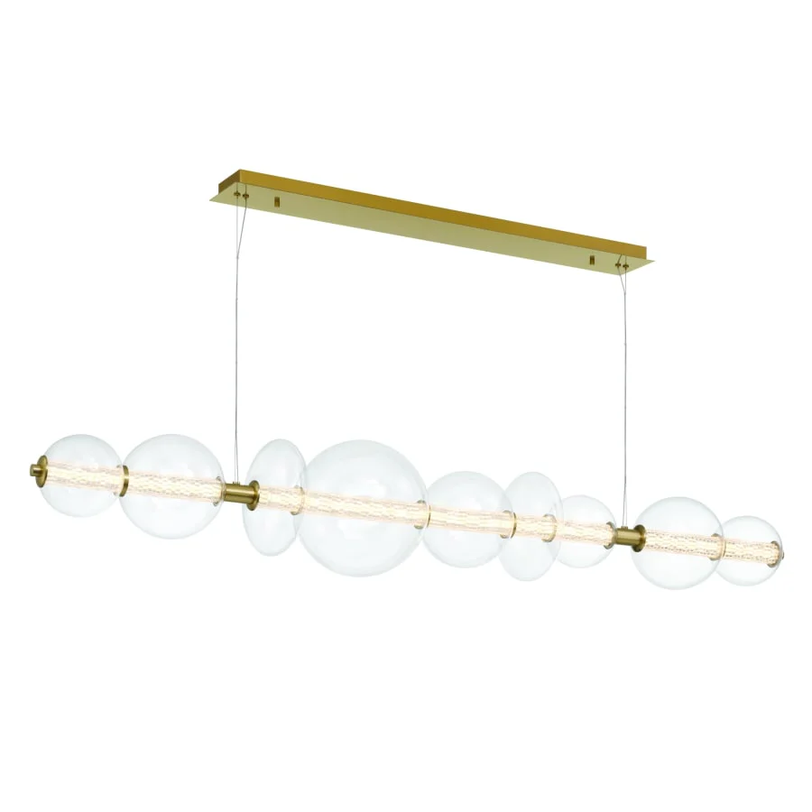 Eurofase Lighting Atomo 74" Wide LED Linear Chandelier - Image 3