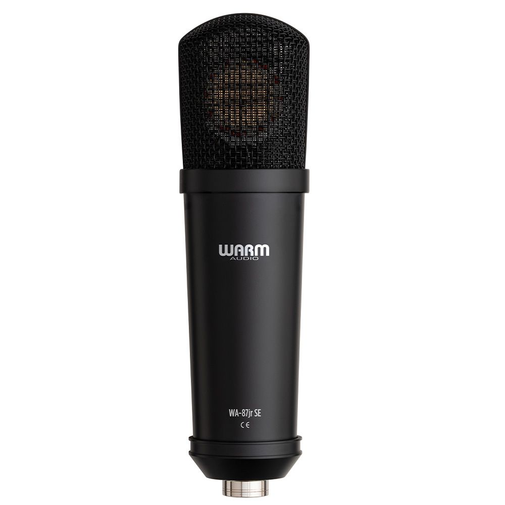 Warm Audio WA-87JR SE Large Diaphram Cardioid Condenser Microphone (Black) - Image 1